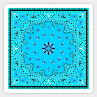 Blue ethnic design Sticker